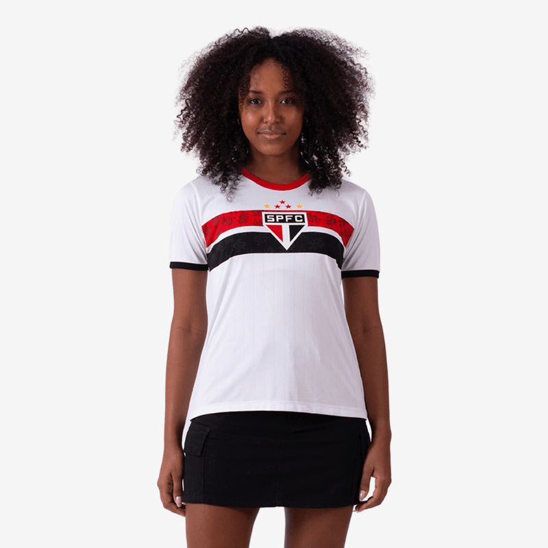Camisa Casual São Paulo Branca Feminina