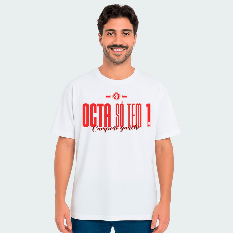 Camisa Internacional Octa Campeão Gaúcho - Oversized