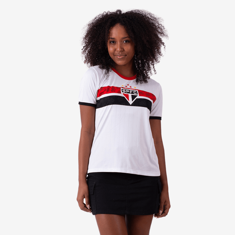 Camisa Casual São Paulo Branca Feminina