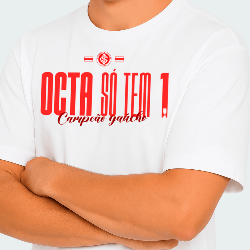 Camisa Internacional Octa Campeão Gaúcho - Oversized