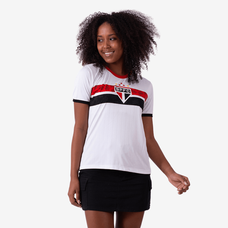 Camisa Casual São Paulo Branca Feminina