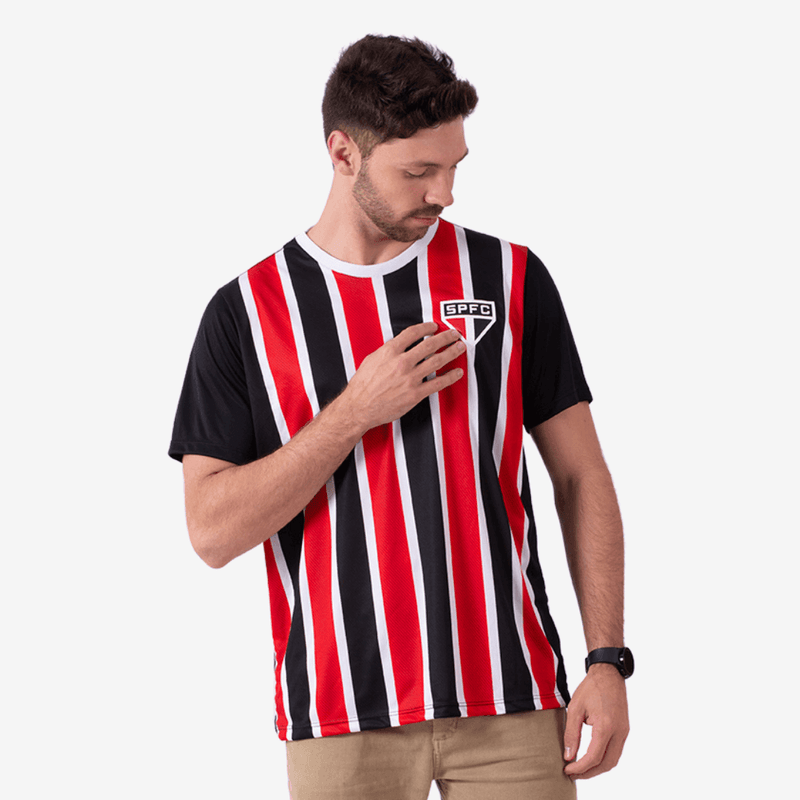 Camisa Casual São Paulo Tricolor Masculina
