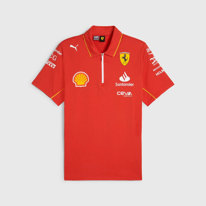 Polo da Equipe Scuderia Ferrari F1 2024