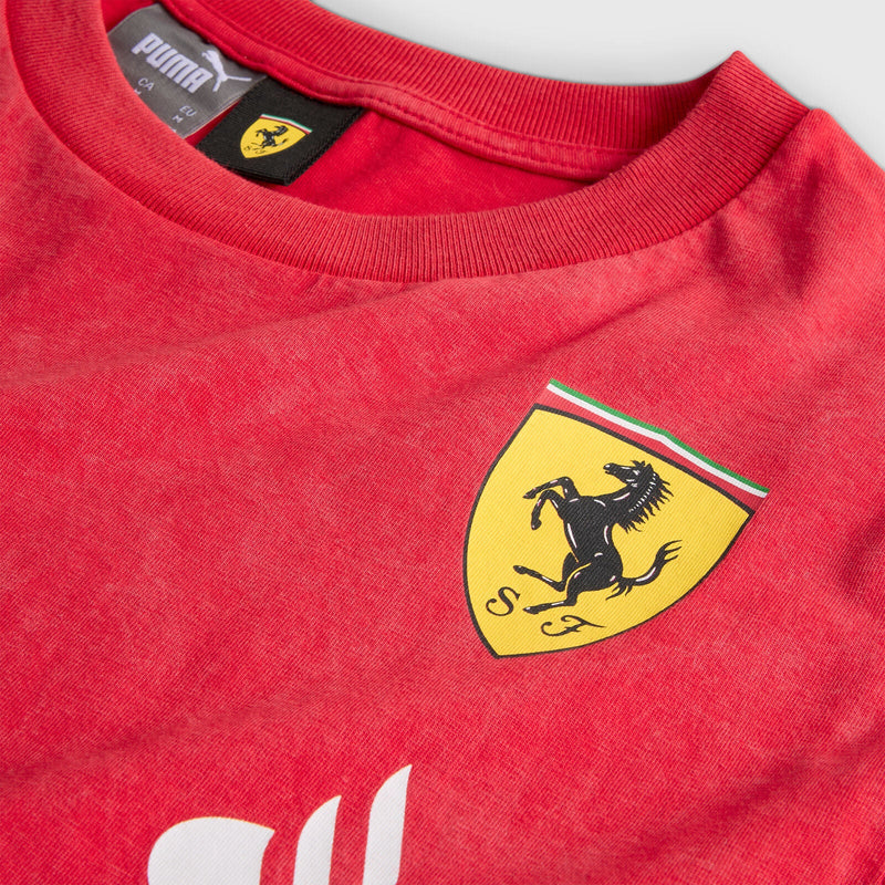 Camiseta da Equipe Scuderia Ferrari F1 2024 ‘Sol do Deserto’