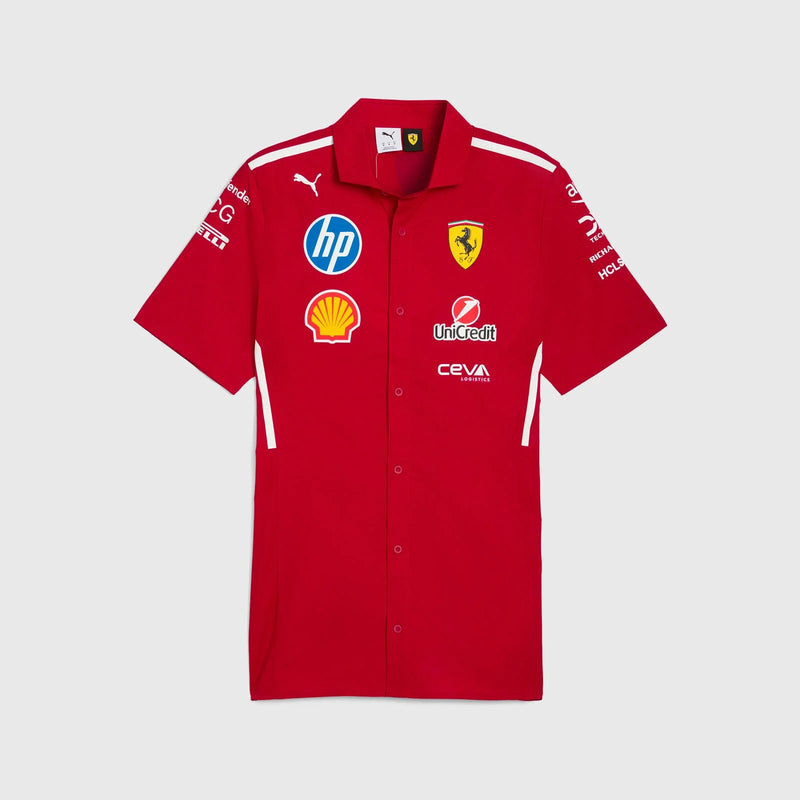 Camisa da Equipe Scuderia Ferrari F1 PUMA 2025