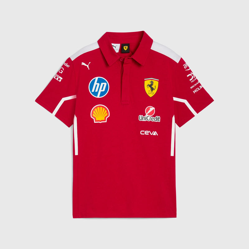 Polo da Equipe Scuderia Ferrari F1 PUMA 2025