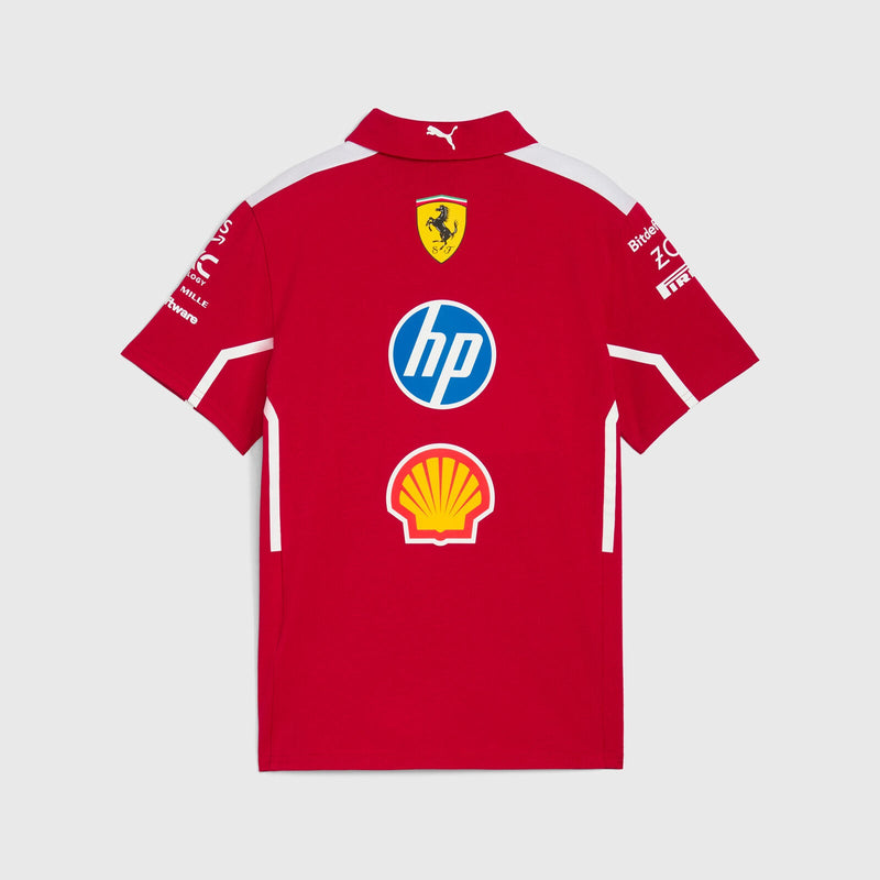 Polo da Equipe Scuderia Ferrari F1 PUMA 2025