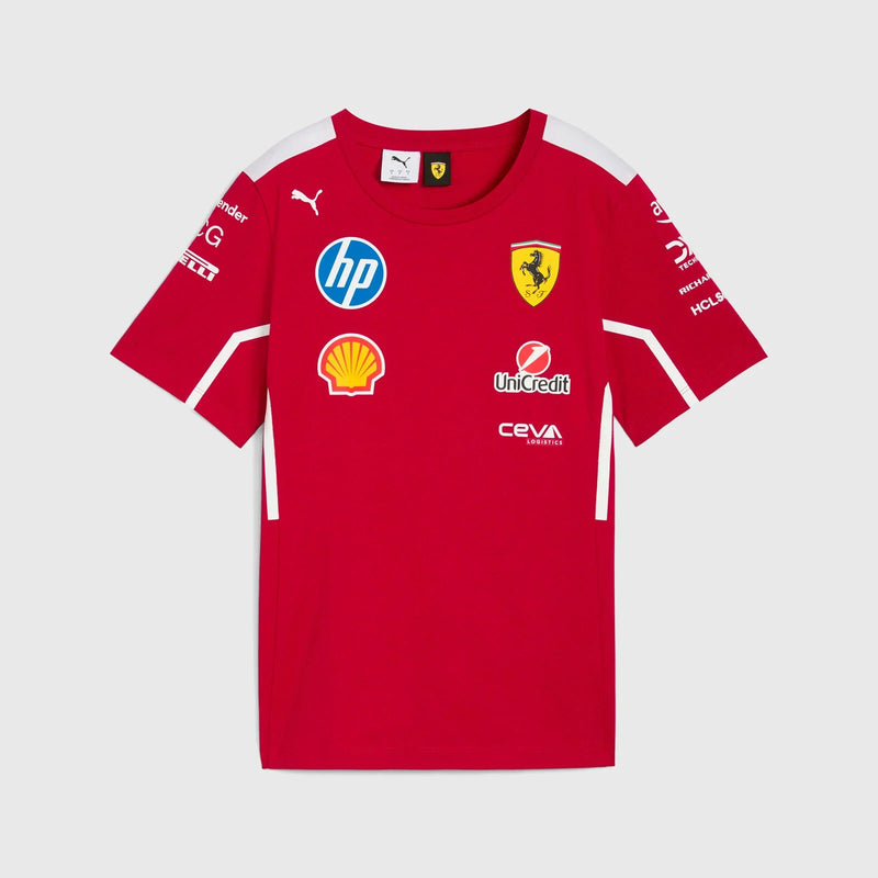 Camiseta da Equipe Scuderia Ferrari F1 PUMA 2025
