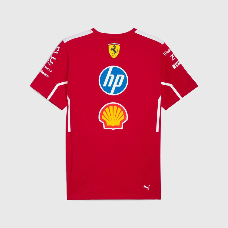 Polo da Equipe Scuderia Ferrari F1 PUMA 2025 GP da China