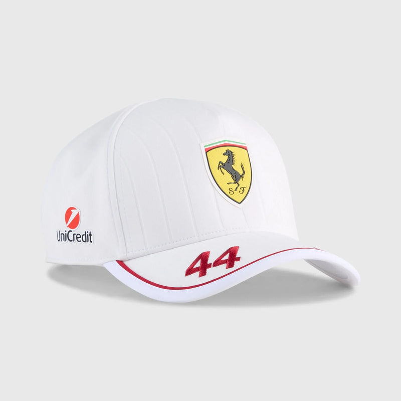 Boné do Piloto Lewis Hamilton – Scuderia Ferrari F1 PUMA 2025 GP de Miami