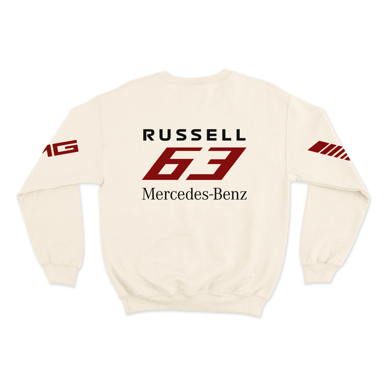 Moletom Russell Mercedes Retrô Off White