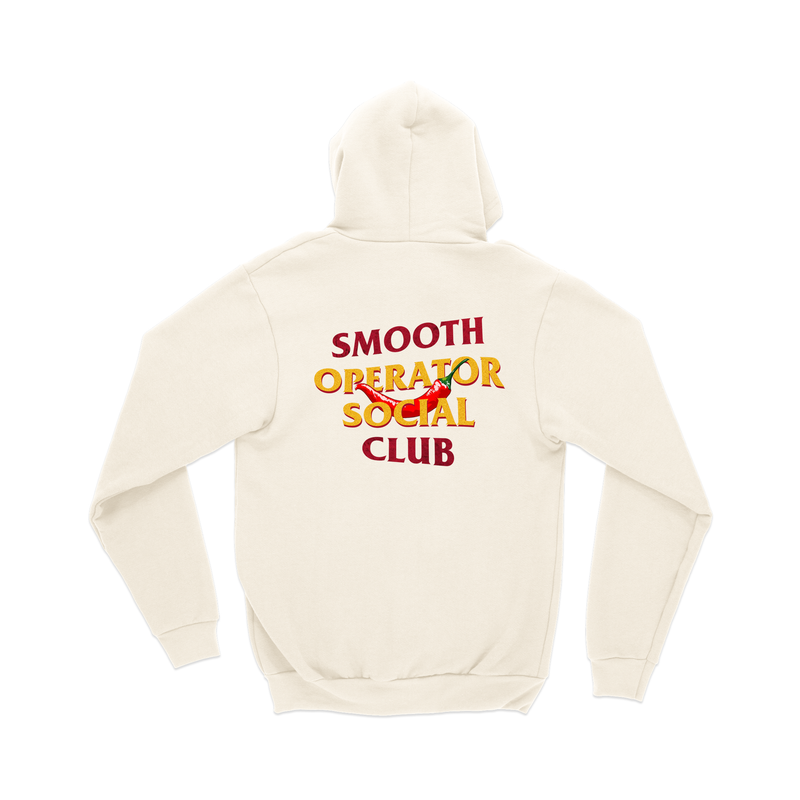 Moletom Canguru Smooth Operator Club Carlos Sainz Off White
