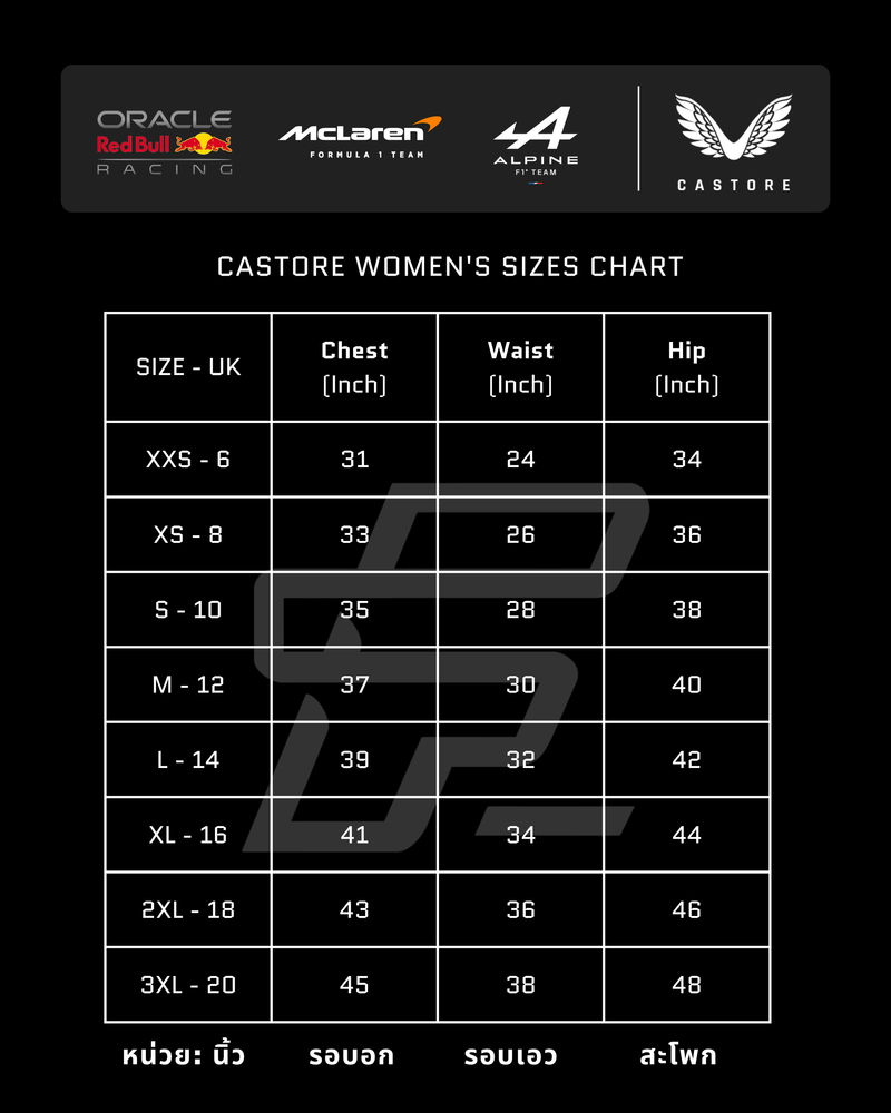 Polo Feminina da Equipe Red Bull Racing 2025