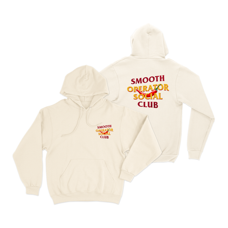 Moletom Canguru Smooth Operator Club Carlos Sainz Off White
