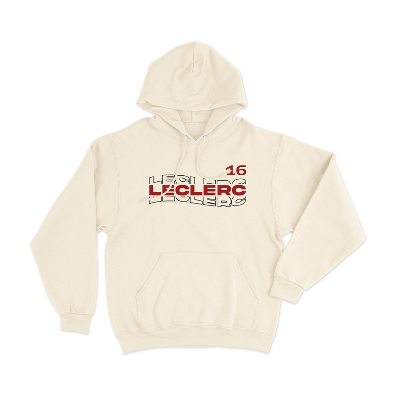 Moletom Canguru Charles Leclerc Waves Off White