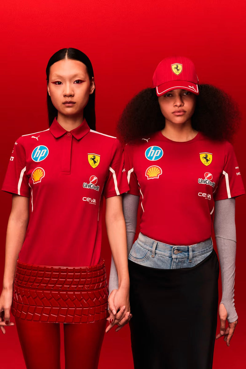 Polo da Equipe Scuderia Ferrari F1 PUMA 2025 GP da China