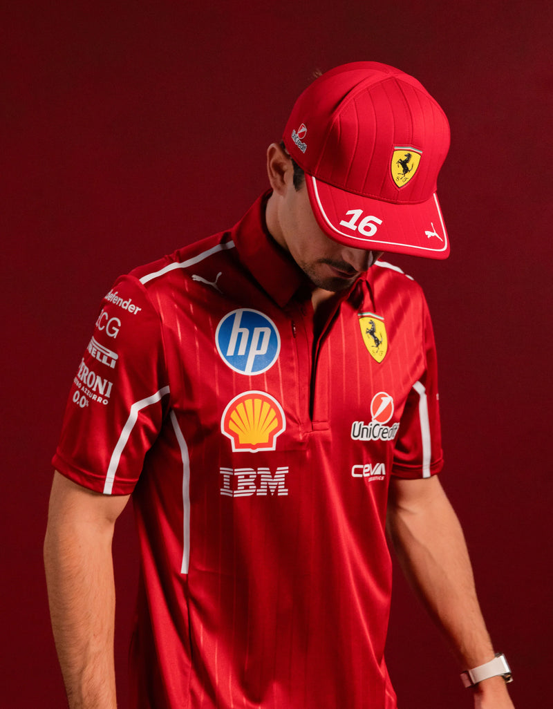 Boné do Piloto Charles Leclerc – Scuderia Ferrari F1 PUMA 2025