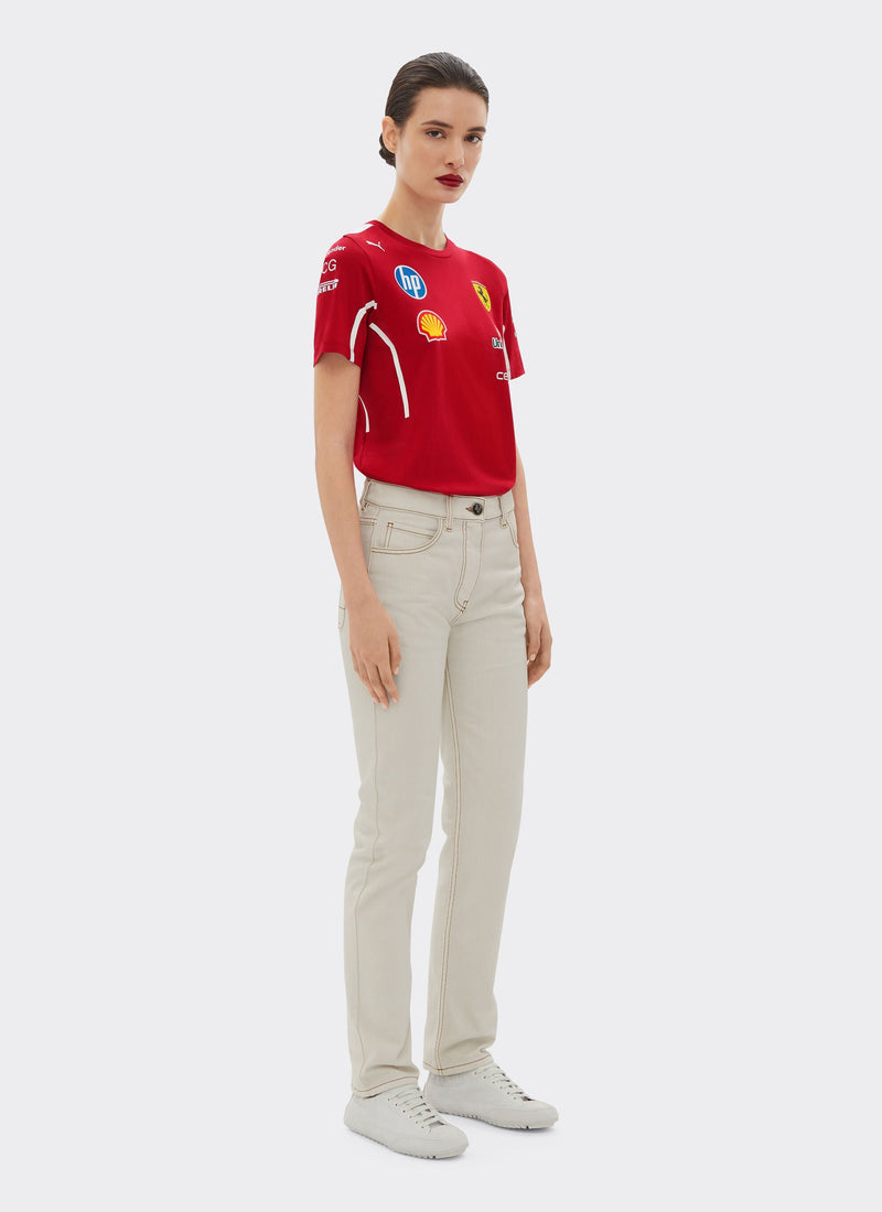 Polo da Equipe Scuderia Ferrari F1 PUMA 2025 GP da China
