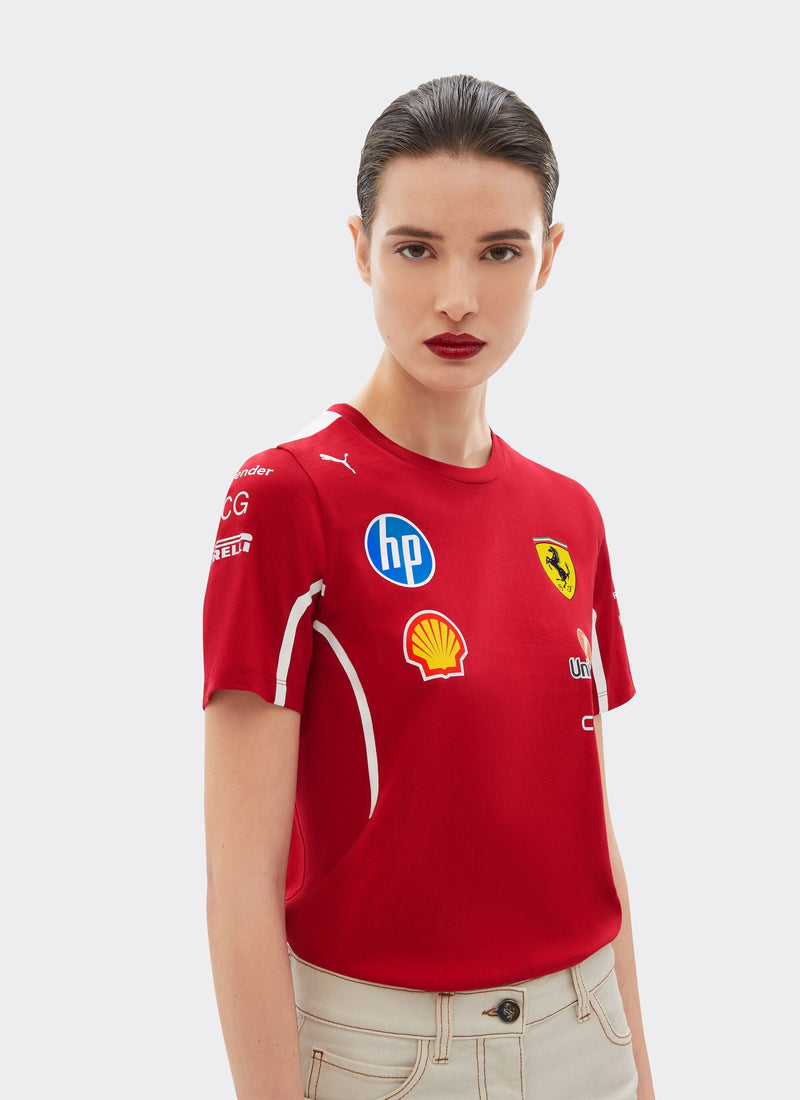 Polo da Equipe Scuderia Ferrari F1 PUMA 2025 GP da China