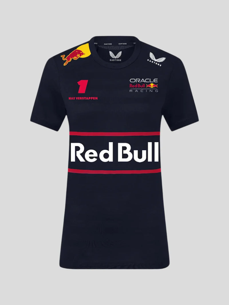 Camiseta Feminina do Piloto Max Verstappen – Red Bull Racing 2025