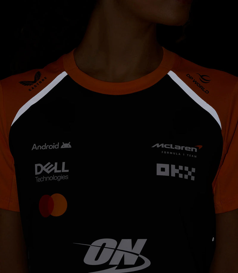 Camiseta Feminina da Equipe McLaren F1 2025 – PHANTOM