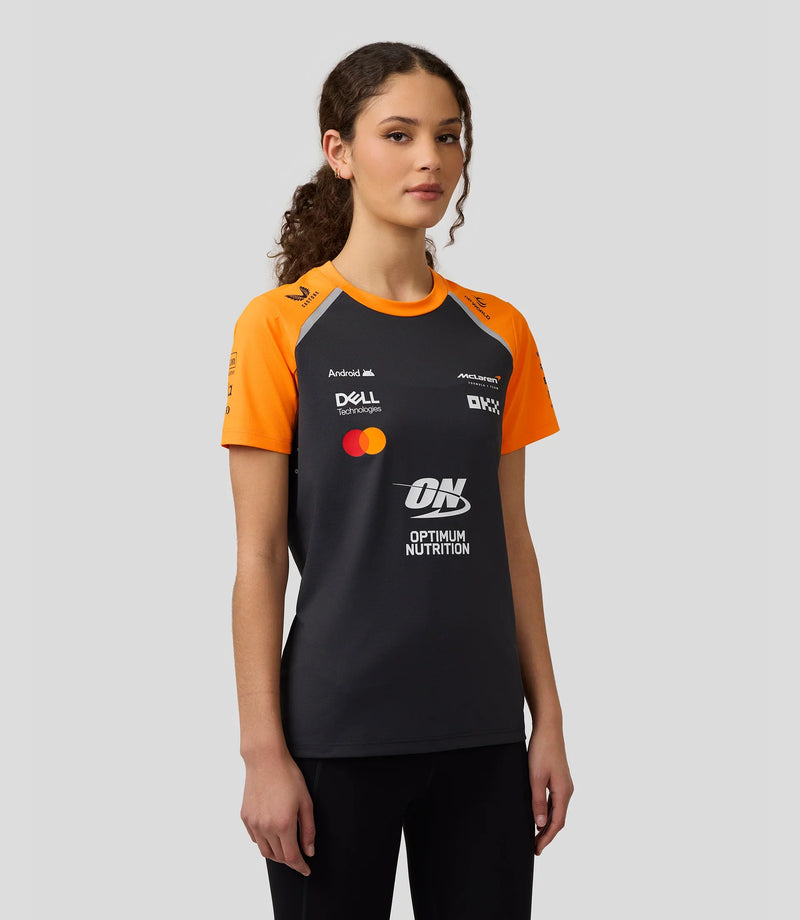 Camiseta Feminina da Equipe McLaren F1 2025 – PHANTOM