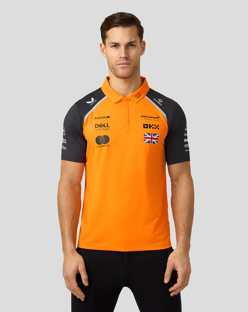 Polo Masculina dos Pilotos Lando Norris – McLaren F1 2025