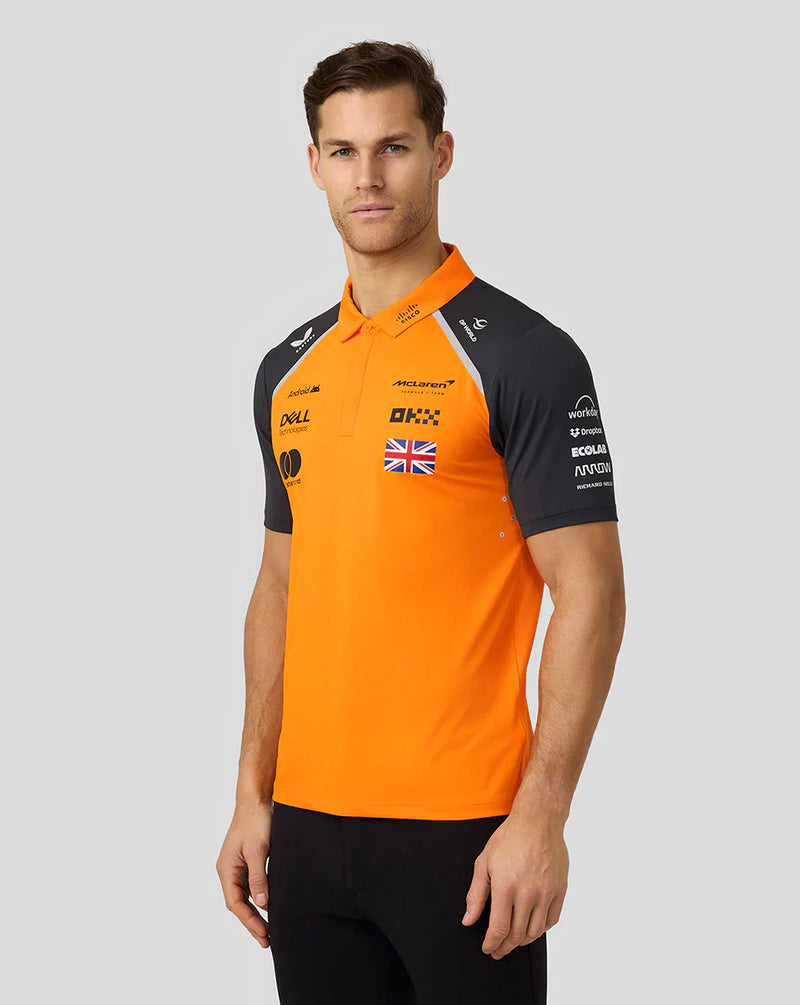 Polo Masculina dos Pilotos Lando Norris – McLaren F1 2025