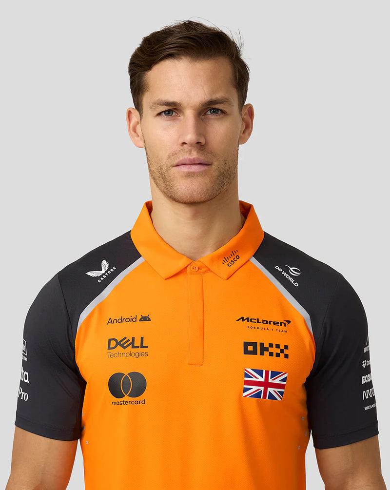 Polo Masculina dos Pilotos Lando Norris – McLaren F1 2025
