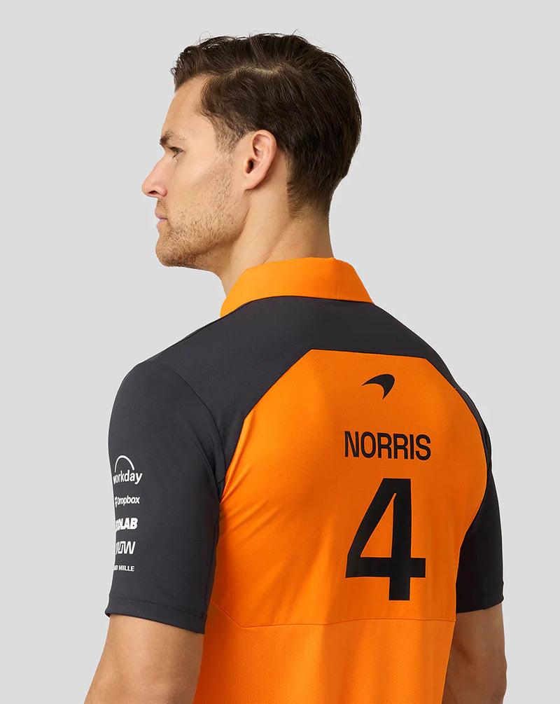 Polo Masculina dos Pilotos Lando Norris – McLaren F1 2025