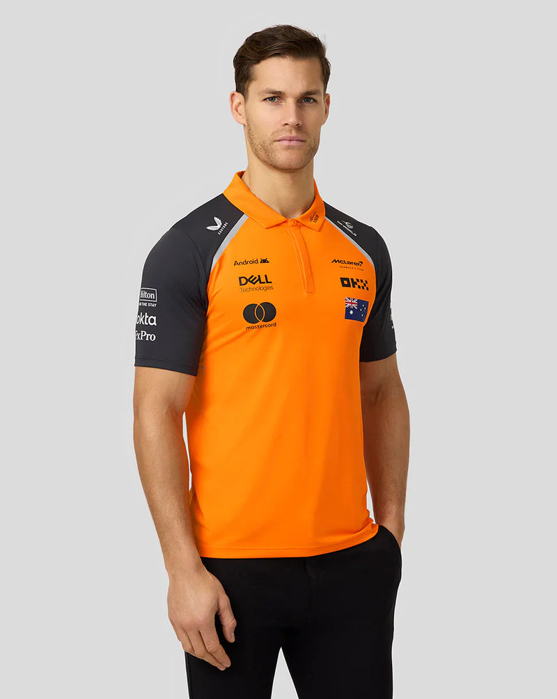 Polo Masculina dos Pilotos Oscar Piastri – McLaren F1 2025