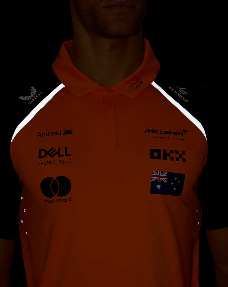 Polo Masculina dos Pilotos Oscar Piastri – McLaren F1 2025