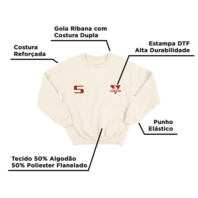 Moletom Sebastian Vettel Off White