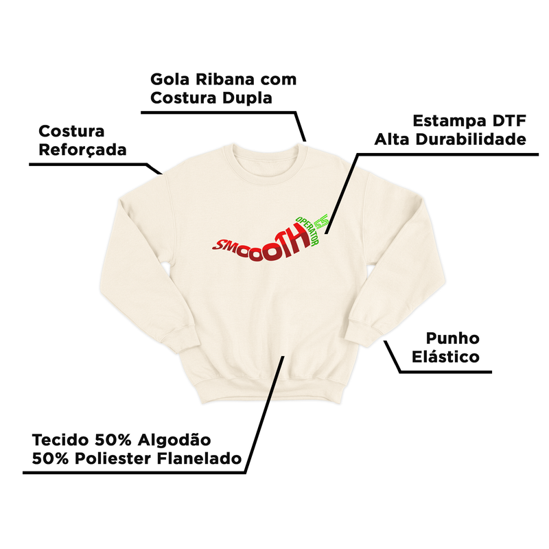 Moletom Carlos Sainz Smooth Operator Off White